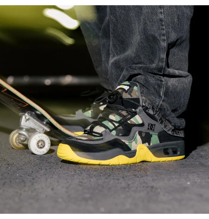 Men DC Shoes Skate DC X Thrasher Truth OG Skate Shoes Blackcamo