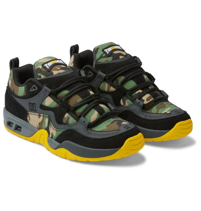 Men DC Shoes Skate DC X Thrasher Truth OG Skate Shoes Blackcamo