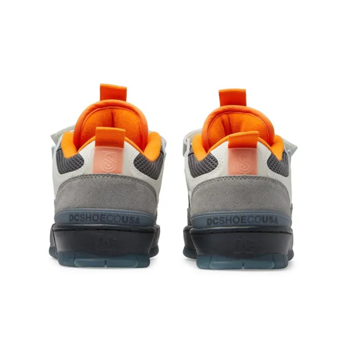 Men DC Shoes Skate JS 1 Shanahan Pro Skate Shoes Greyblackorange