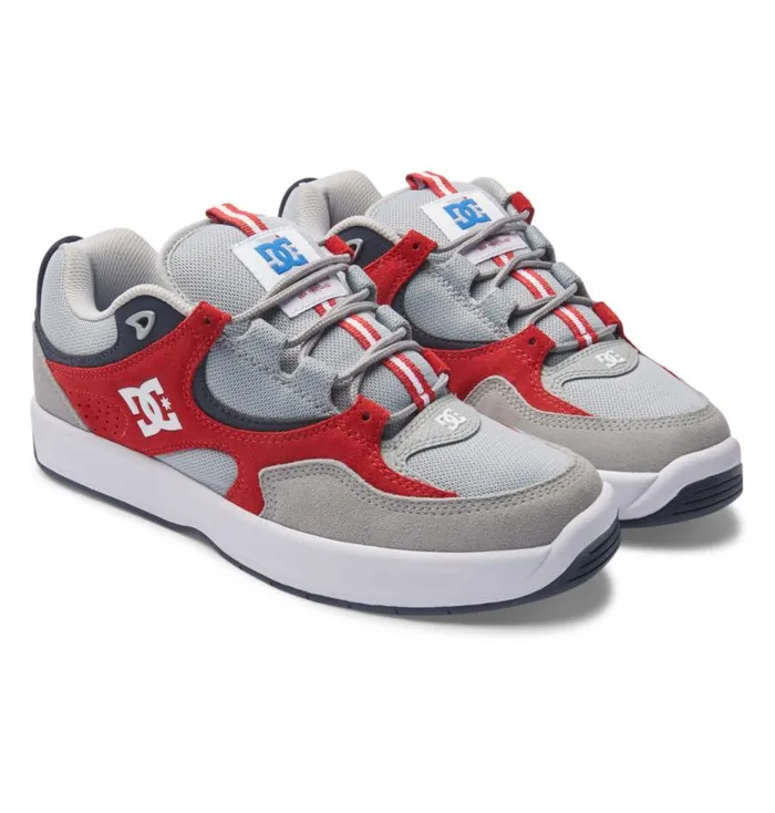 Men DC Shoes Skate Kalynx Zero S Skate Shoes Greyred