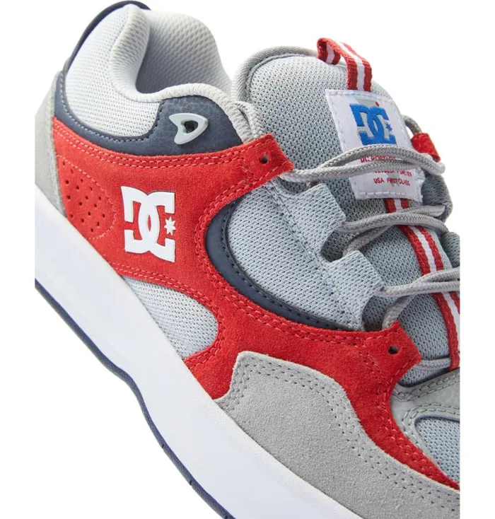 Men DC Shoes Skate Kalynx Zero S Skate Shoes Greyred