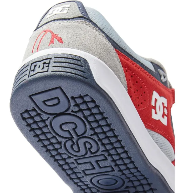 Men DC Shoes Skate Kalynx Zero S Skate Shoes Greyred