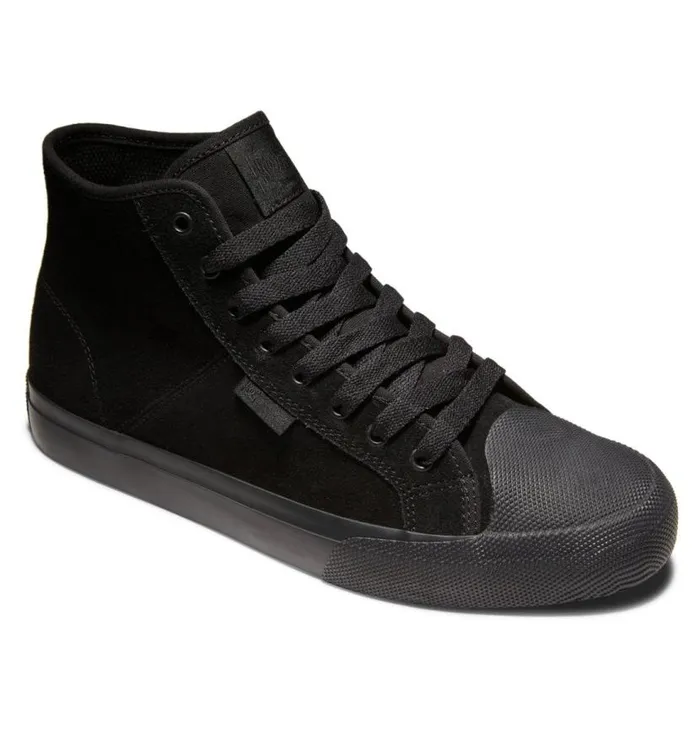 Men DC Shoes Skate Manual Hi RT High Top Skate Shoes Blackbattleshipblack