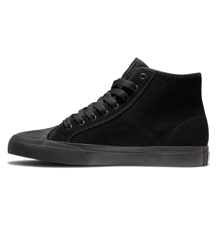 Men DC Shoes Skate Manual Hi RT High Top Skate Shoes Blackbattleshipblack