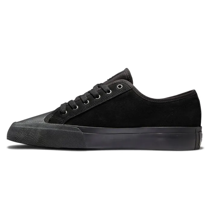 Men DC Shoes Skate Manual RT S Skate Shoes Black