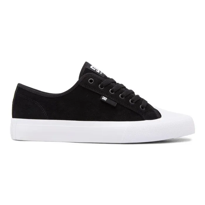 Men DC Shoes Skate Manual RT S Skate Shoes Blackwhite