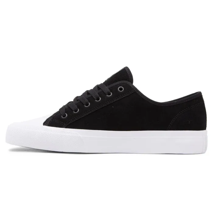Men DC Shoes Skate Manual RT S Skate Shoes Blackwhite
