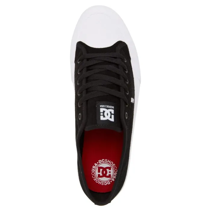 Men DC Shoes Skate Manual RT S Skate Shoes Blackwhite