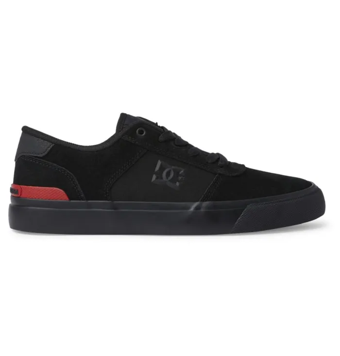Men DC Shoes Skate Teknic S Skate Shoes Blackblackred