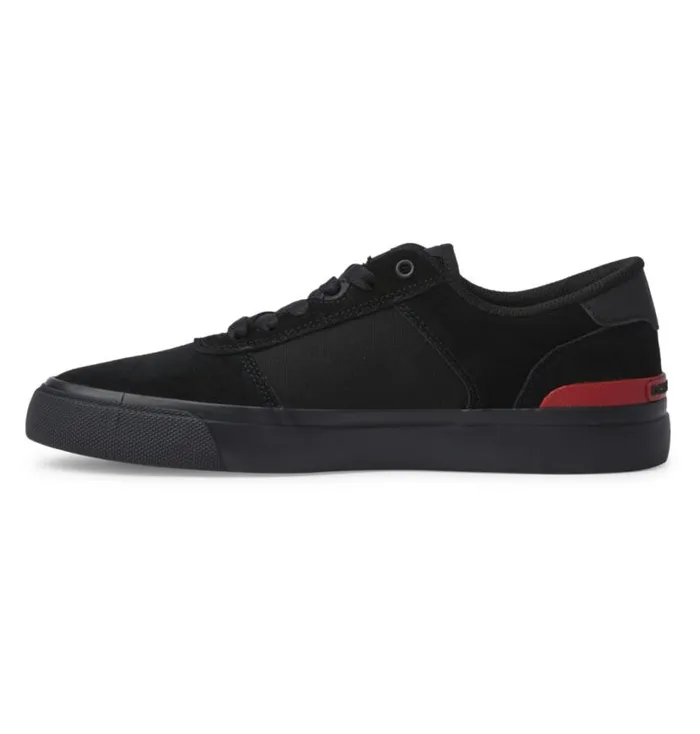 Men DC Shoes Skate Teknic S Skate Shoes Blackblackred