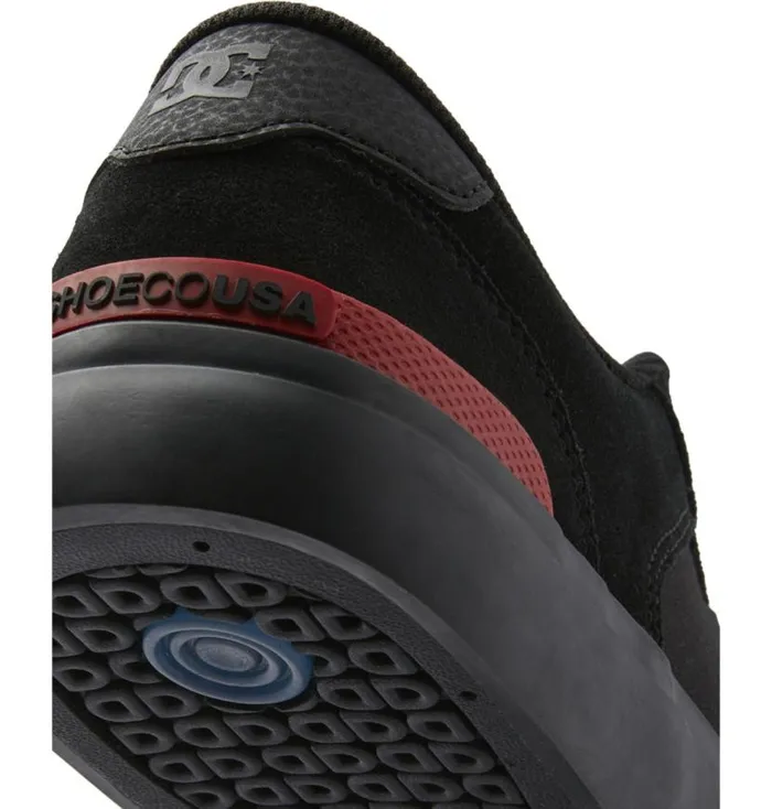 Men DC Shoes Skate Teknic S Skate Shoes Blackblackred