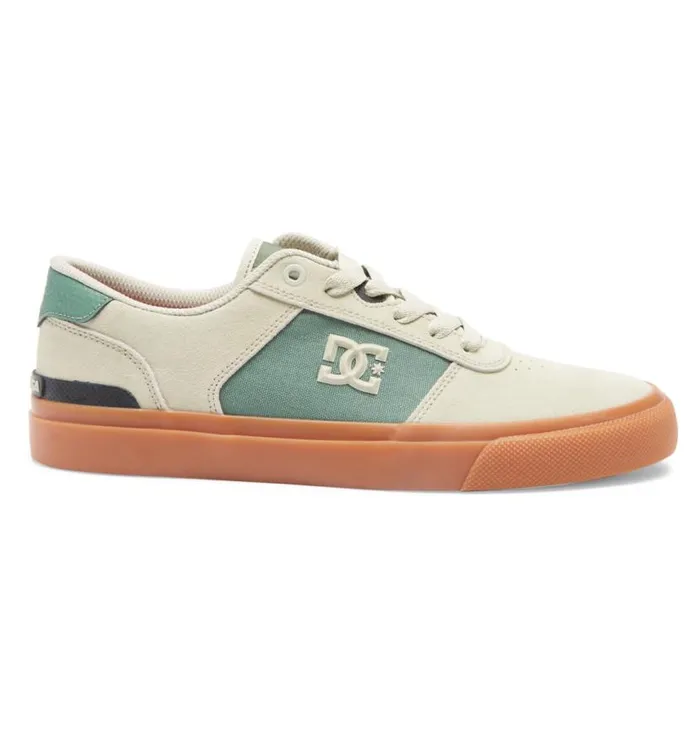 Men DC Shoes Skate Teknic S Skate Shoes Tangreen