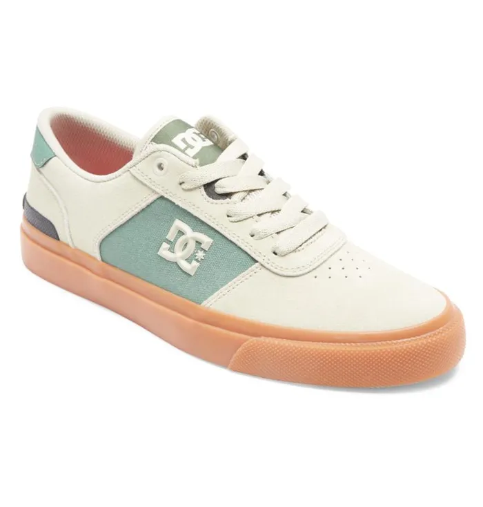 Men DC Shoes Skate Teknic S Skate Shoes Tangreen