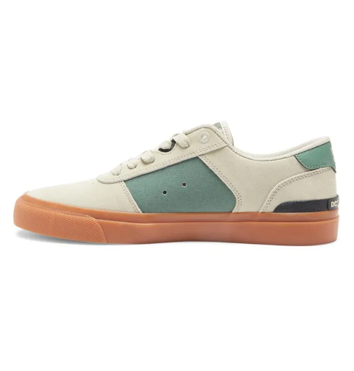 Men DC Shoes Skate Teknic S Skate Shoes Tangreen