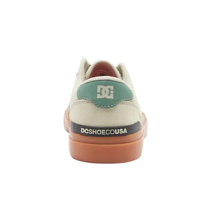 Men DC Shoes Skate Teknic S Skate Shoes Tangreen