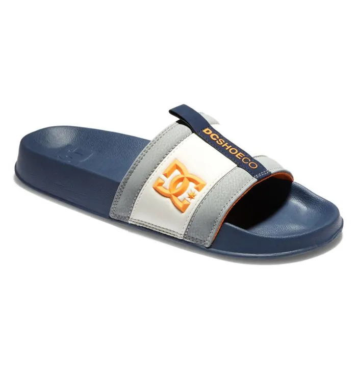 Men DC Shoes Slides Lynx Slides Navygrey