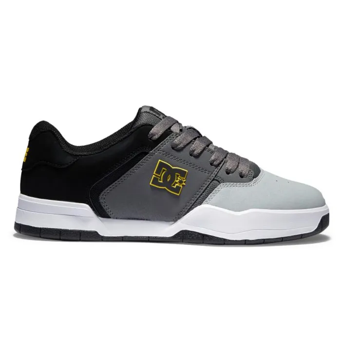 Men DC Shoes Sneakers Central Shoes Blackgreyyellow