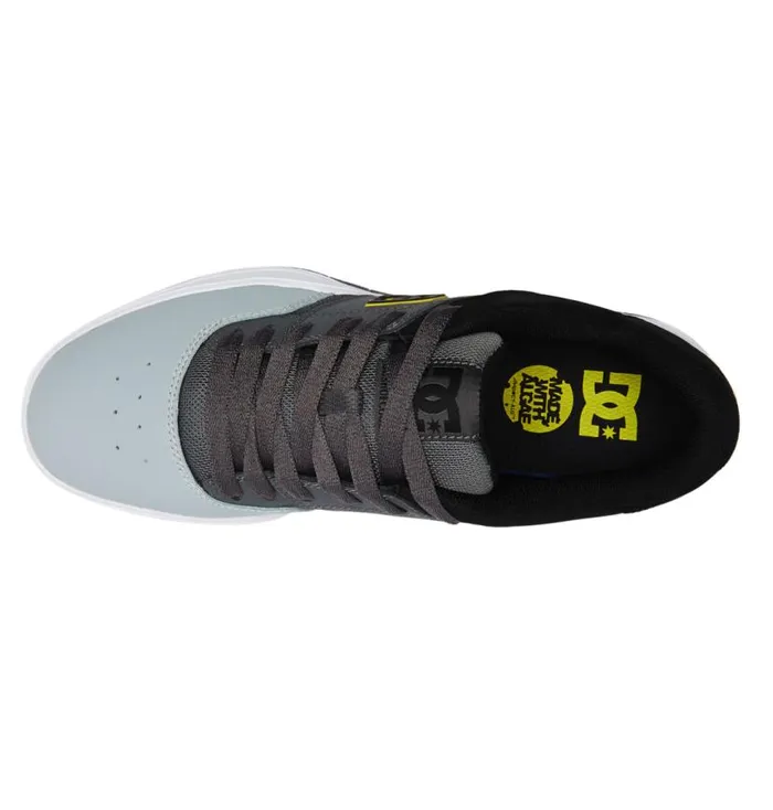 Men DC Shoes Sneakers Central Shoes Blackgreyyellow
