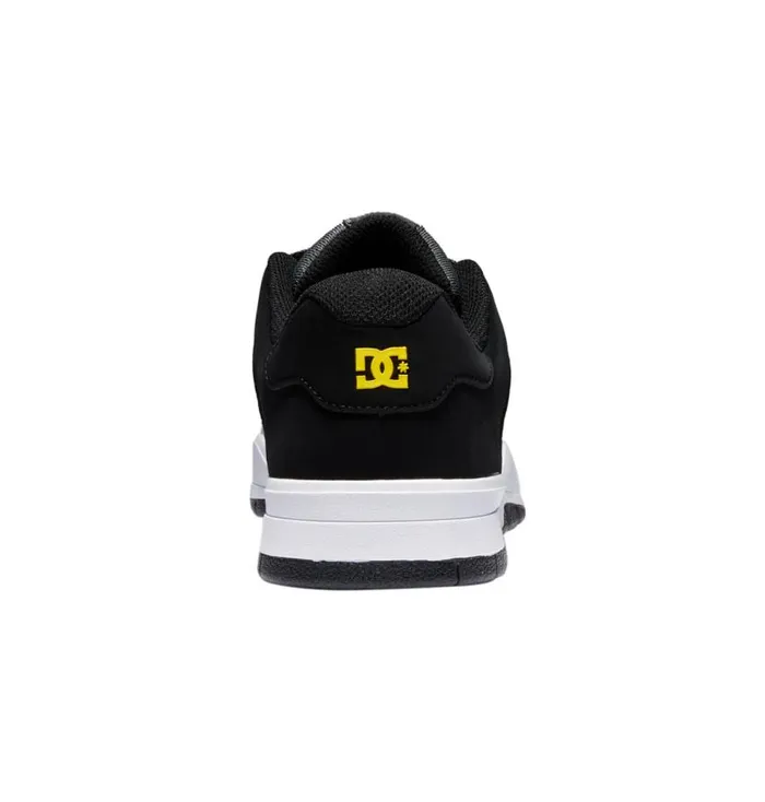 Men DC Shoes Sneakers Central Shoes Blackgreyyellow