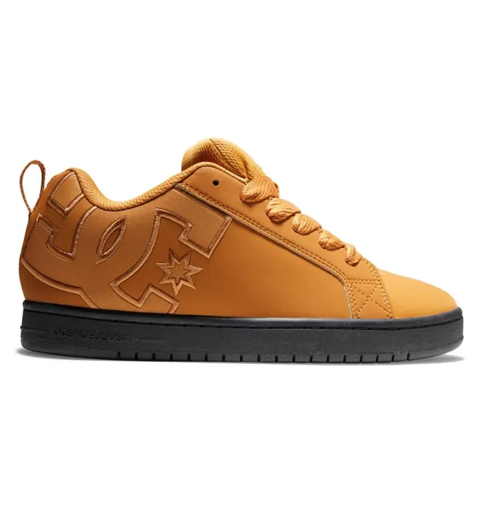 Men DC Shoes Sneakers Court Graffik Shoes Wheat