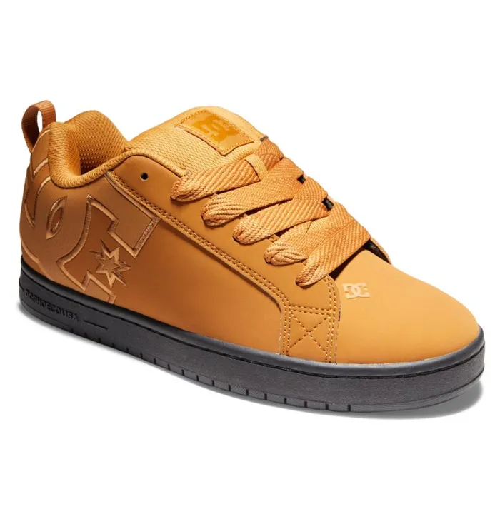 Men DC Shoes Sneakers Court Graffik Shoes Wheat
