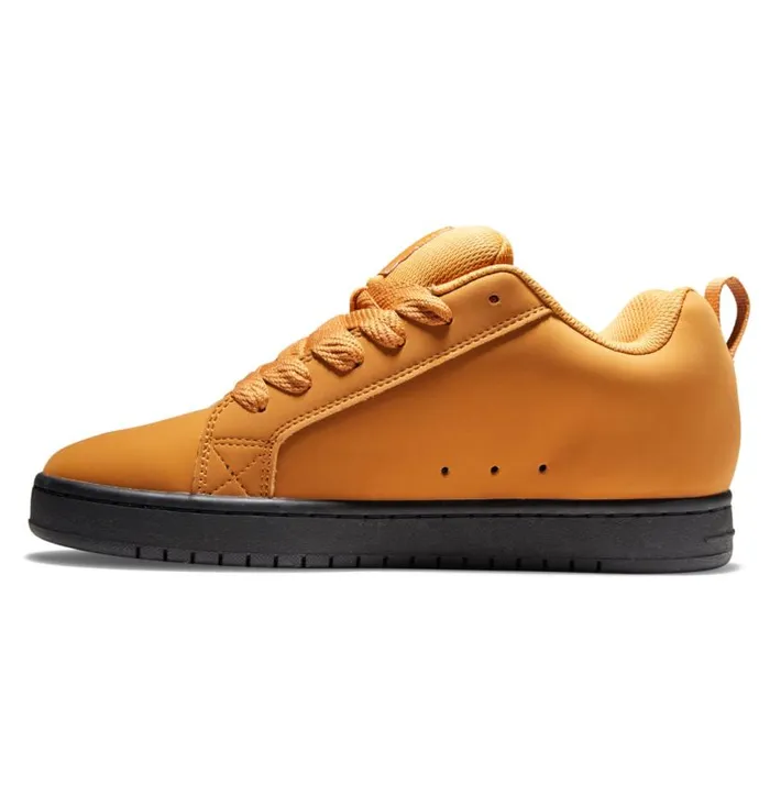Men DC Shoes Sneakers Court Graffik Shoes Wheat