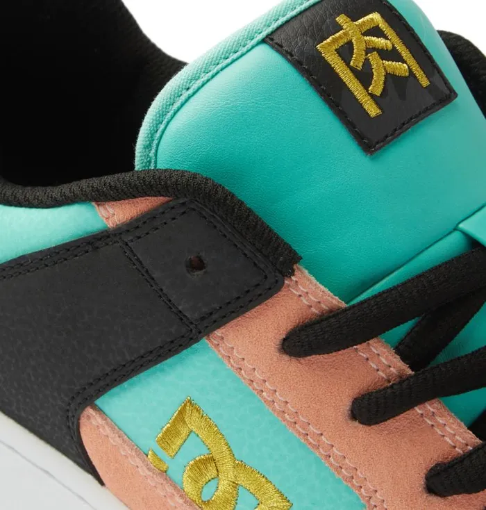 Men DC Shoes Sneakers Manteca 4 Atmos Shoes Blackcrazy Pinkturquoise 1