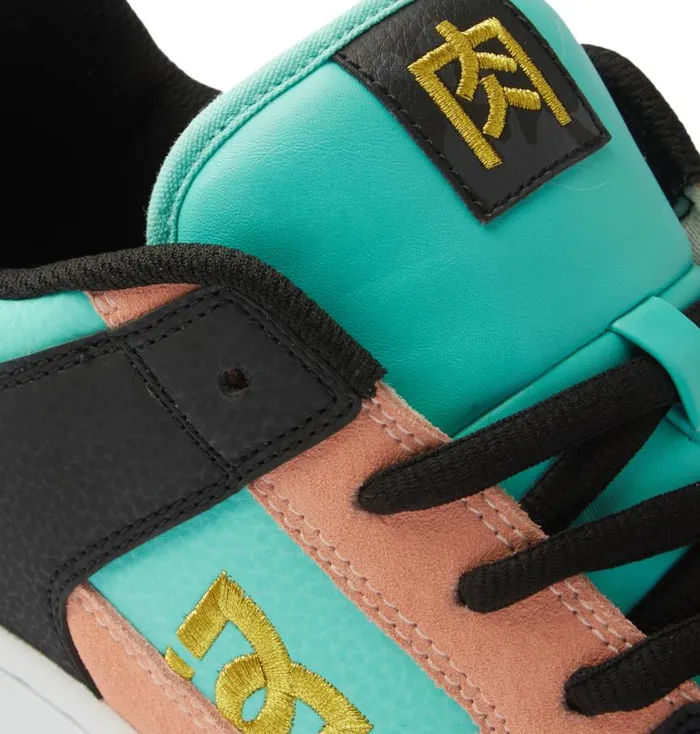 Men DC Shoes Sneakers Manteca 4 Atmos Shoes Blackcrazy Pinkturquoise 3