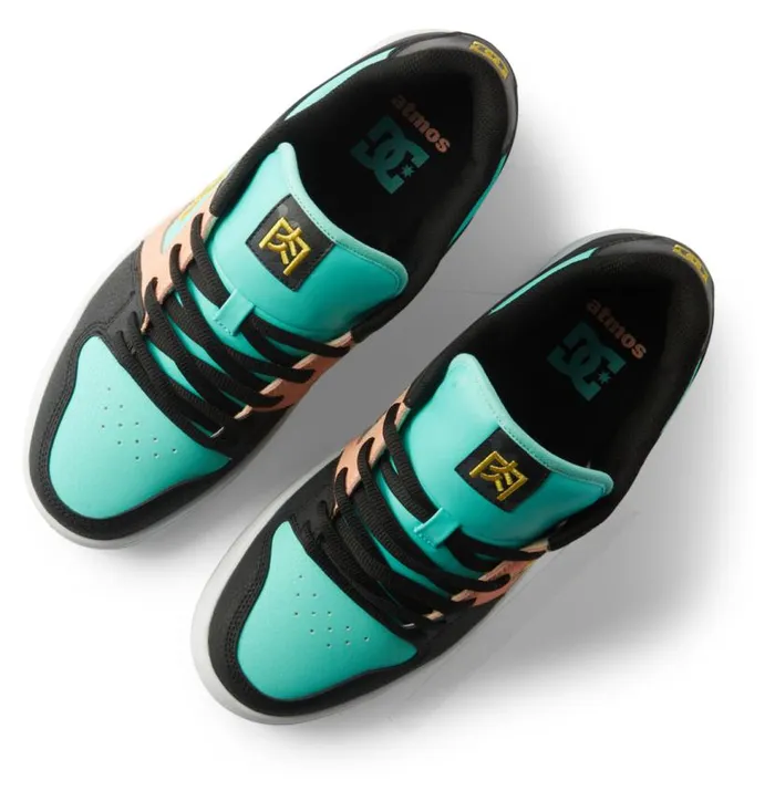 Men DC Shoes Sneakers Manteca 4 Atmos Shoes Blackcrazy Pinkturquoise 3