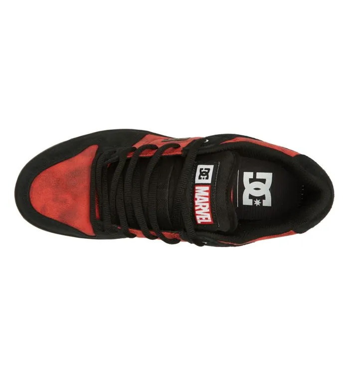 Men DC Shoes Sneakers Marvel Deadpool X DC Manteca 4 Blackred