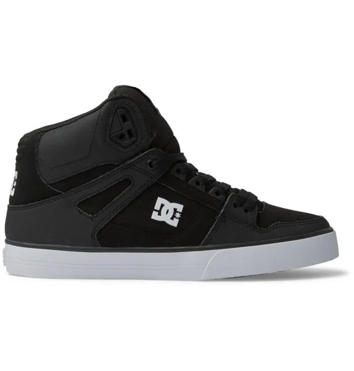 Men DC Shoes Sneakers Pure HighTop Shoes Blackblackwhite