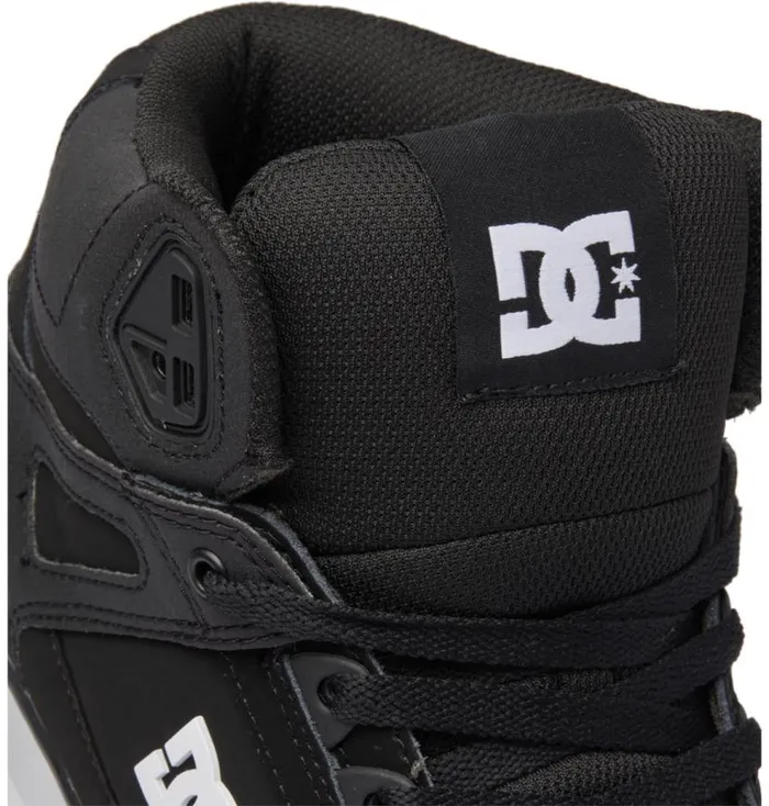 Men DC Shoes Sneakers Pure HighTop Shoes Blackblackwhite