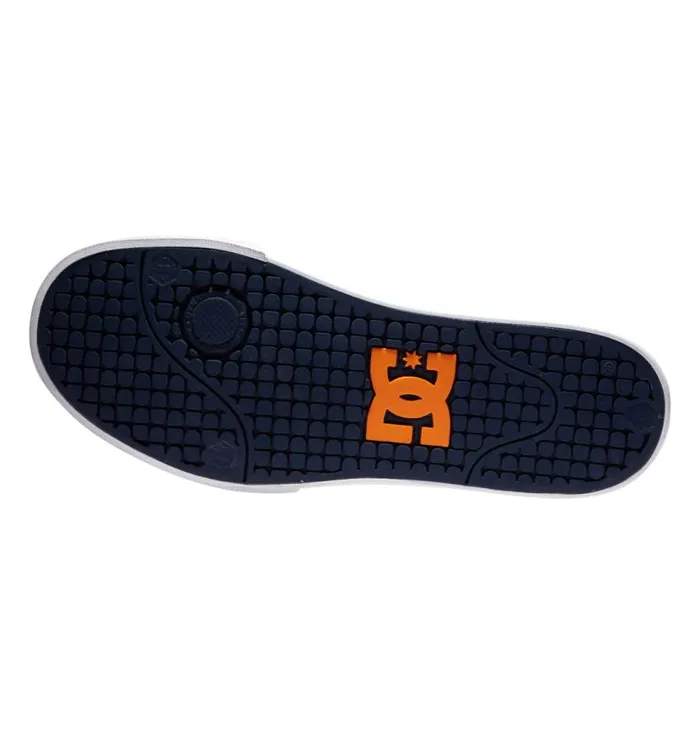 Men DC Shoes Sneakers Pure MID MidTop Shoes Whitegreyorange