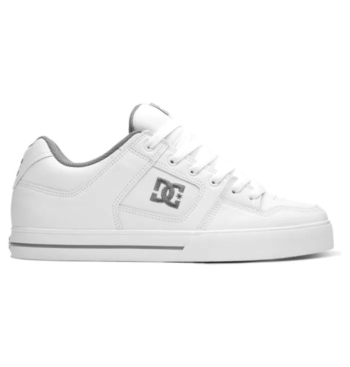 Men DC Shoes Sneakers Pure Shoes Whitebattleshipwhite