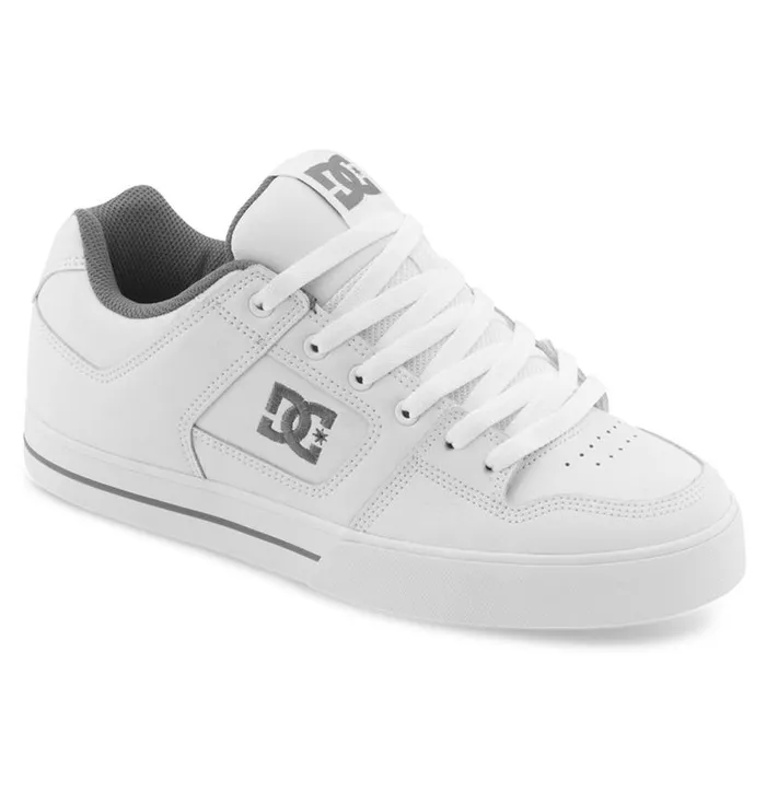 Men DC Shoes Sneakers Pure Shoes Whitebattleshipwhite