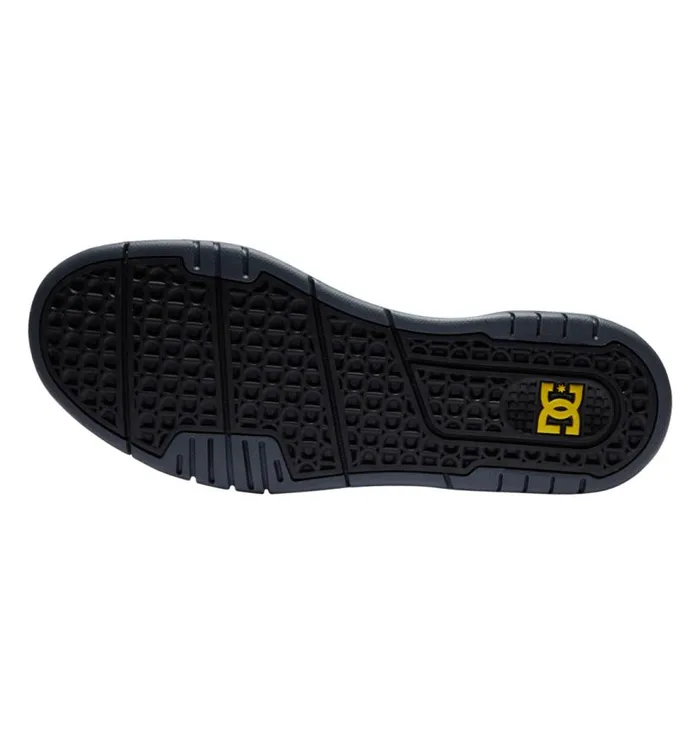 Men DC Shoes Sneakers Stag Shoes Greyblackyellow