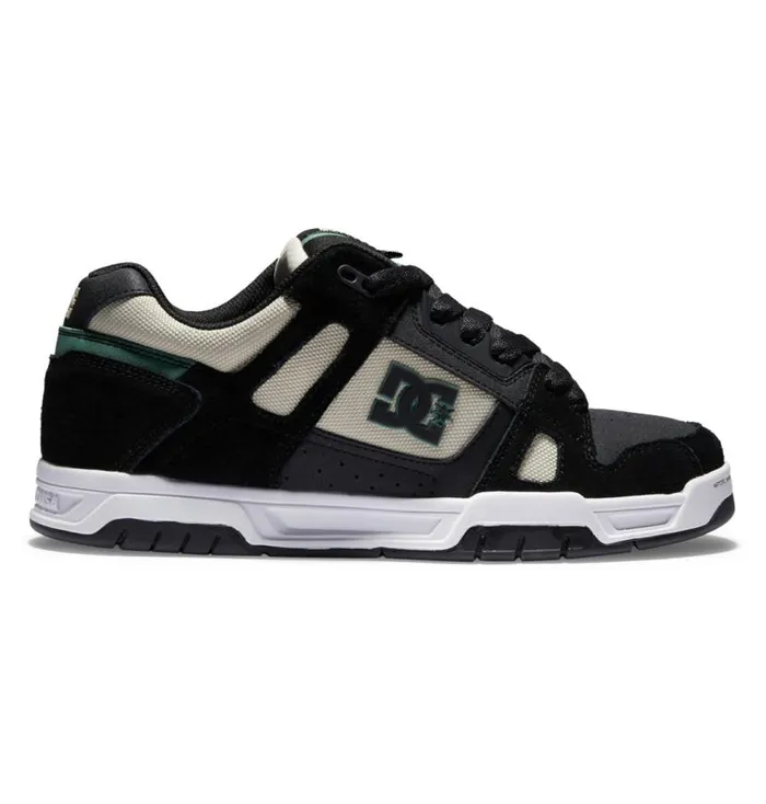 Men DC Shoes Sneakers Stag Shoes Tangreen