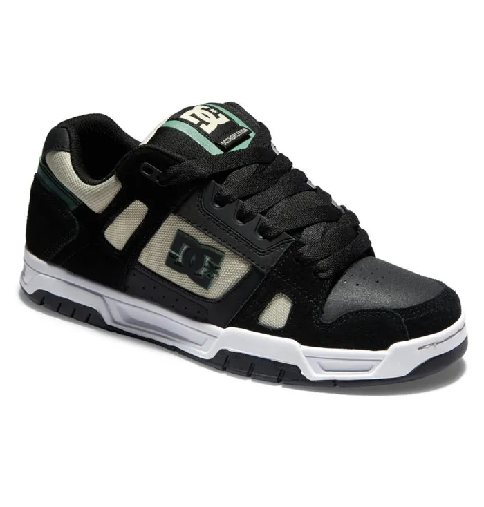 Men DC Shoes Sneakers Stag Shoes Tangreen