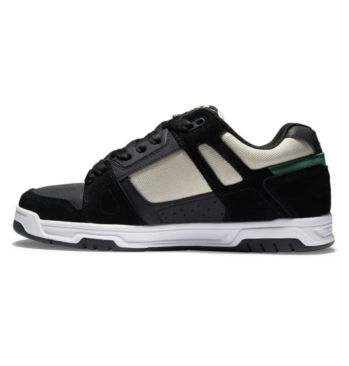 Men DC Shoes Sneakers Stag Shoes Tangreen