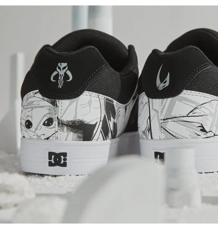 Men DC Shoes Sneakers Star Wars DC Manual Shoe Whiteblack