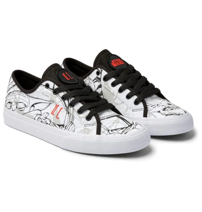 Men DC Shoes Sneakers Star Wars DC Manual Shoe Whiteblack