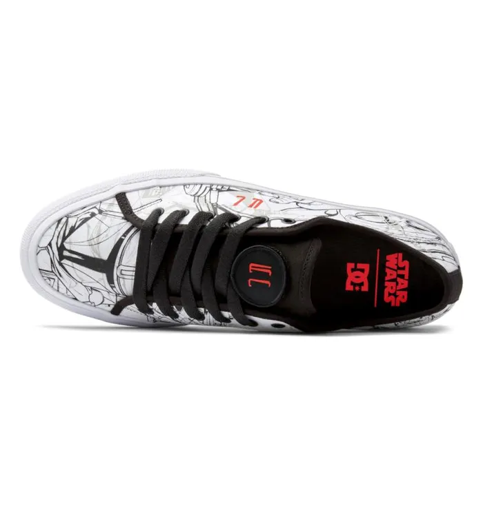 Men DC Shoes Sneakers Star Wars DC Manual Shoe Whiteblack