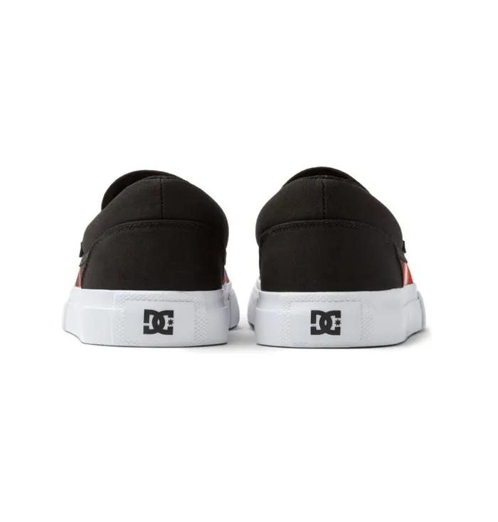 Men DC Shoes Sneakers Star Wars DC Manual SlipOn Shoes Blackred