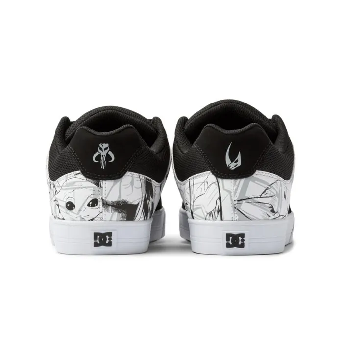 Men DC Shoes Sneakers Star Wars DC Pure Shoe Blackwhitegrey