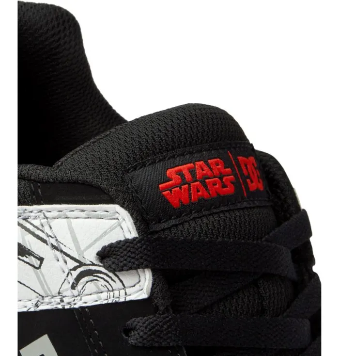 Men DC Shoes Sneakers Star Wars DC Pure Shoe Blackwhitegrey