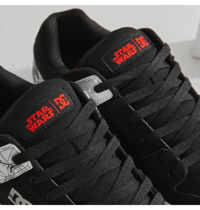 Men DC Shoes Sneakers Star Wars DC Pure Shoe Blackwhitegrey