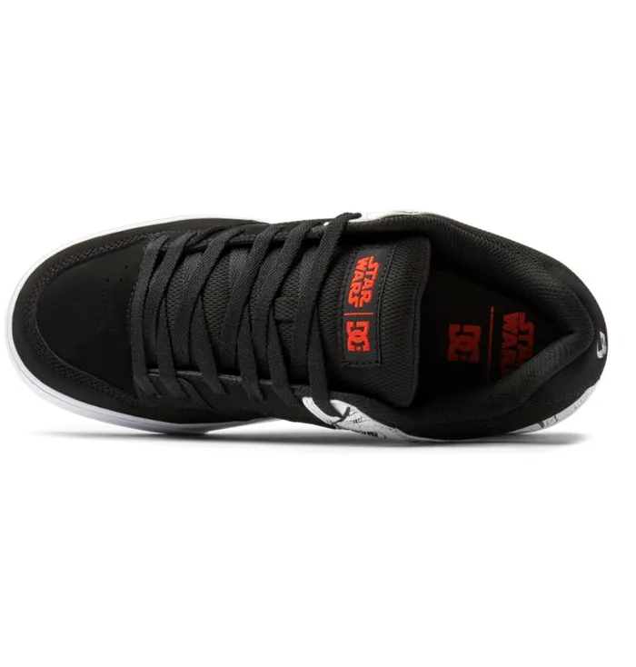 Men DC Shoes Sneakers Star Wars DC Pure Shoe Blackwhitegrey