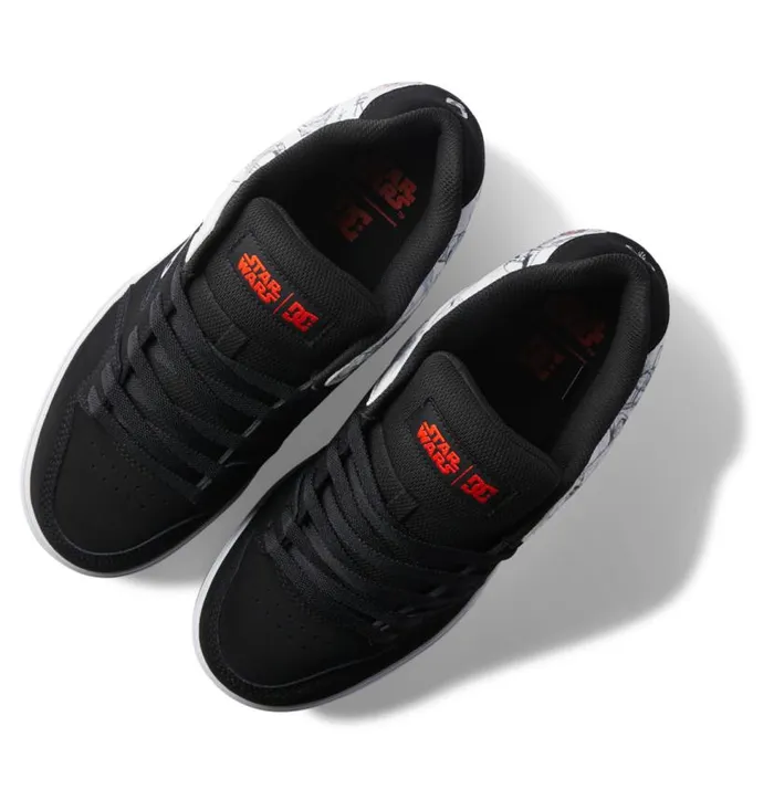 Men DC Shoes Sneakers Star Wars DC Pure Shoe Blackwhitegrey