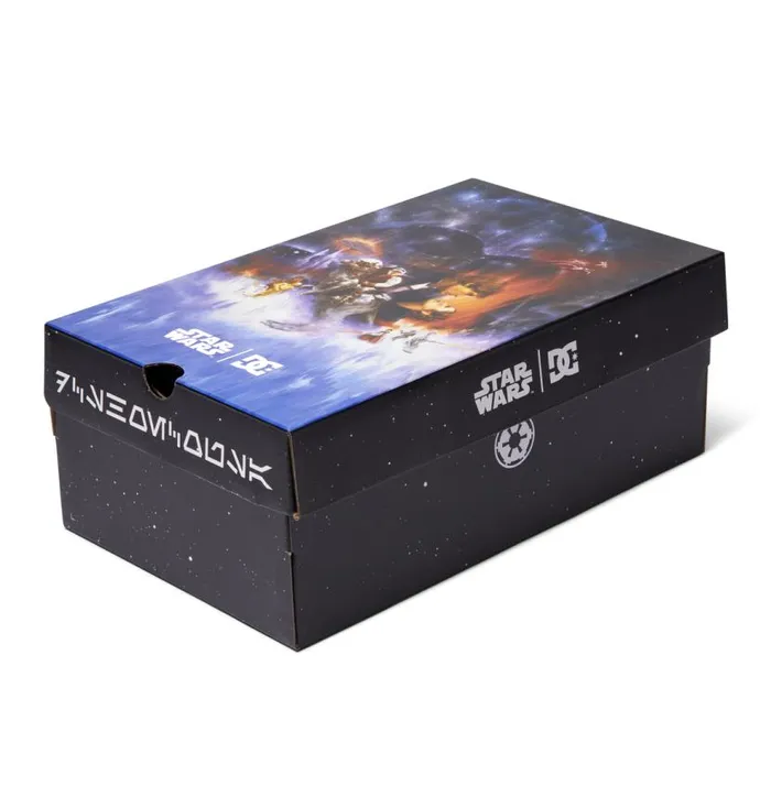 Men DC Shoes Sneakers Star Wars DC Shoes Pure MID MidTop Shoes Blackred