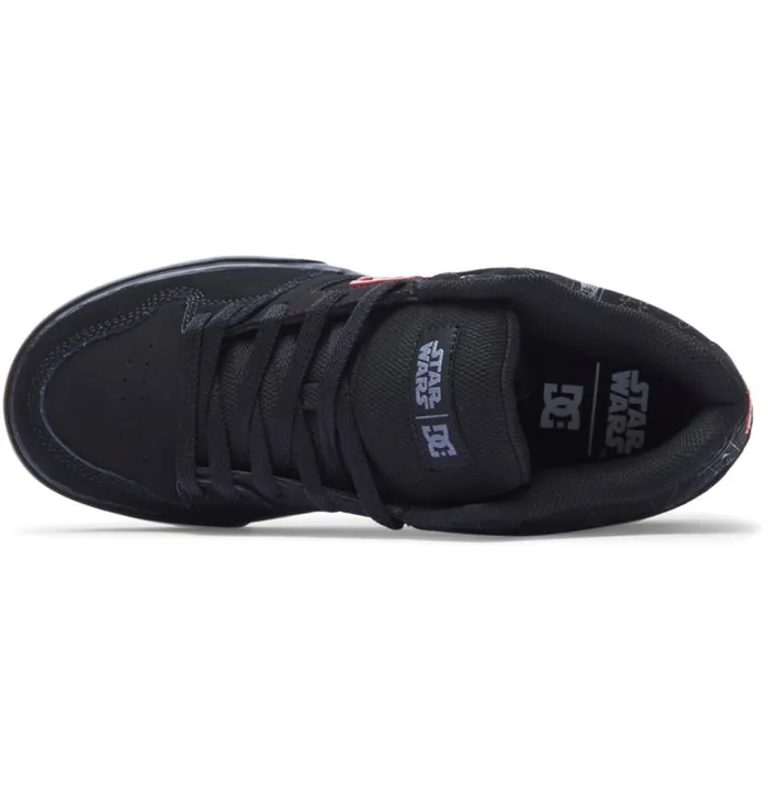 Men DC Shoes Sneakers Star Wars DC Shoes Pure MID MidTop Shoes Blackred